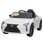 Kahuna Licensed Lexus Lc 500 Kids Electric Ride On Car - White V240-CAR-LEX-1618-WH
