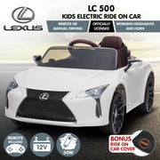 Kahuna Licensed Lexus Lc 500 Kids Electric Ride On Car - White V240-CAR-LEX-1618-WH