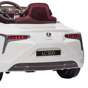 Kahuna Licensed Lexus Lc 500 Kids Electric Ride On Car - White V240-CAR-LEX-1618-WH
