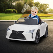 Kahuna Licensed Lexus Lc 500 Kids Electric Ride On Car - White V240-CAR-LEX-1618-WH