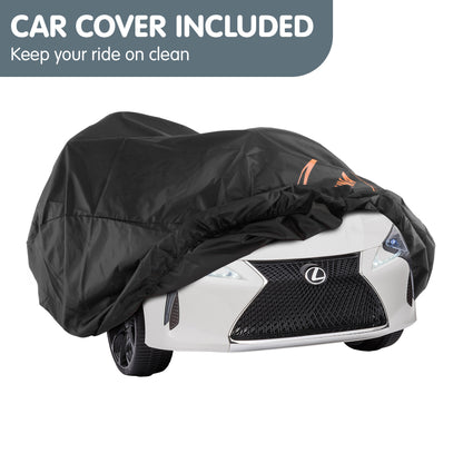 Kahuna Licensed Lexus Lc 500 Kids Electric Ride On Car - White V240-CAR-LEX-1618-WH