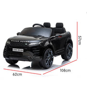Kahuna Land Rover Licensed Kids Electric Ride On Car Remote Control - Black V240-CAR-LRV-BK