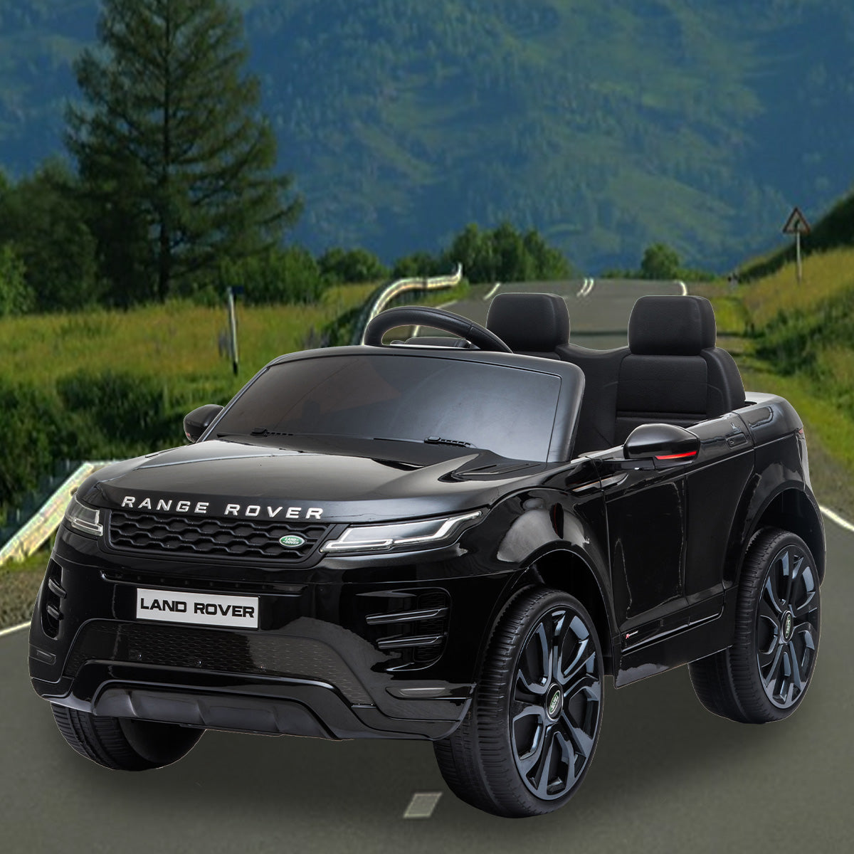 Kahuna Land Rover Licensed Kids Electric Ride On Car Remote Control - Black V240-CAR-LRV-BK