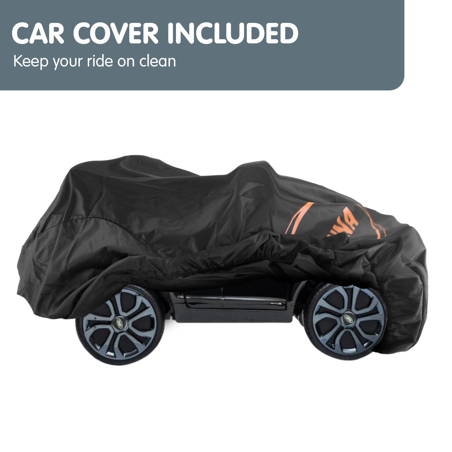 Kahuna Land Rover Licensed Kids Electric Ride On Car Remote Control - Black V240-CAR-LRV-BK