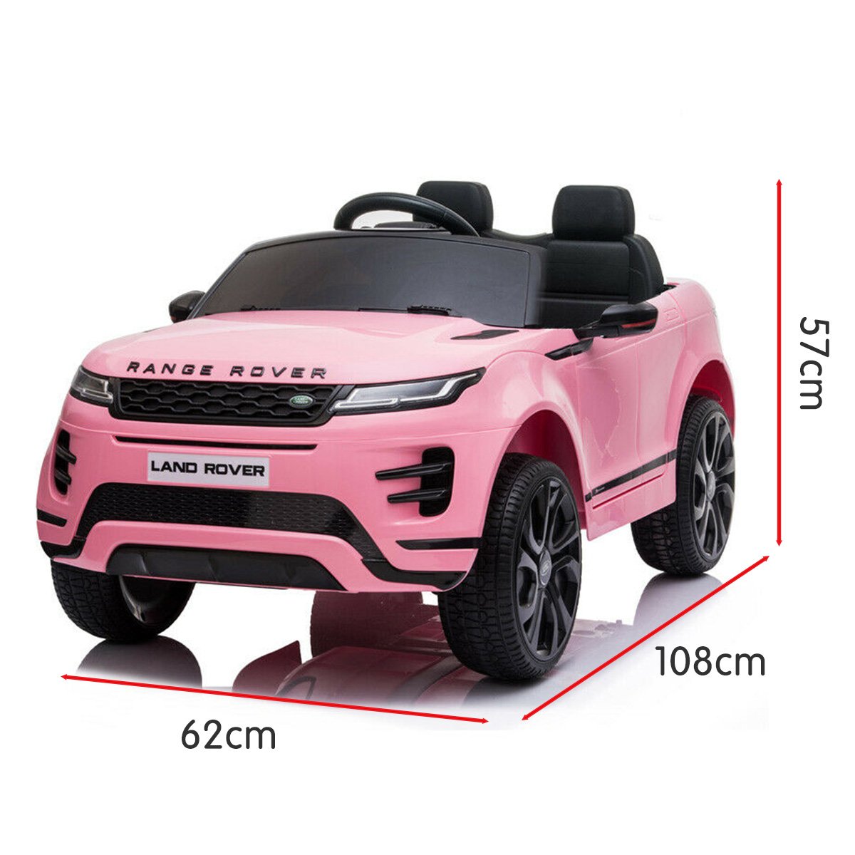 Kahuna Land Rover Licensed Kids Electric Ride On Car Remote Control - Pink V240-CAR-LRV-PK