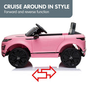 Kahuna Land Rover Licensed Kids Electric Ride On Car Remote Control - Pink V240-CAR-LRV-PK
