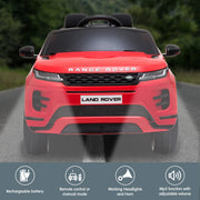 Kahuna Land Rover Licensed Kids Electric Ride On Car Remote Control - Red V240-CAR-LRV-RD