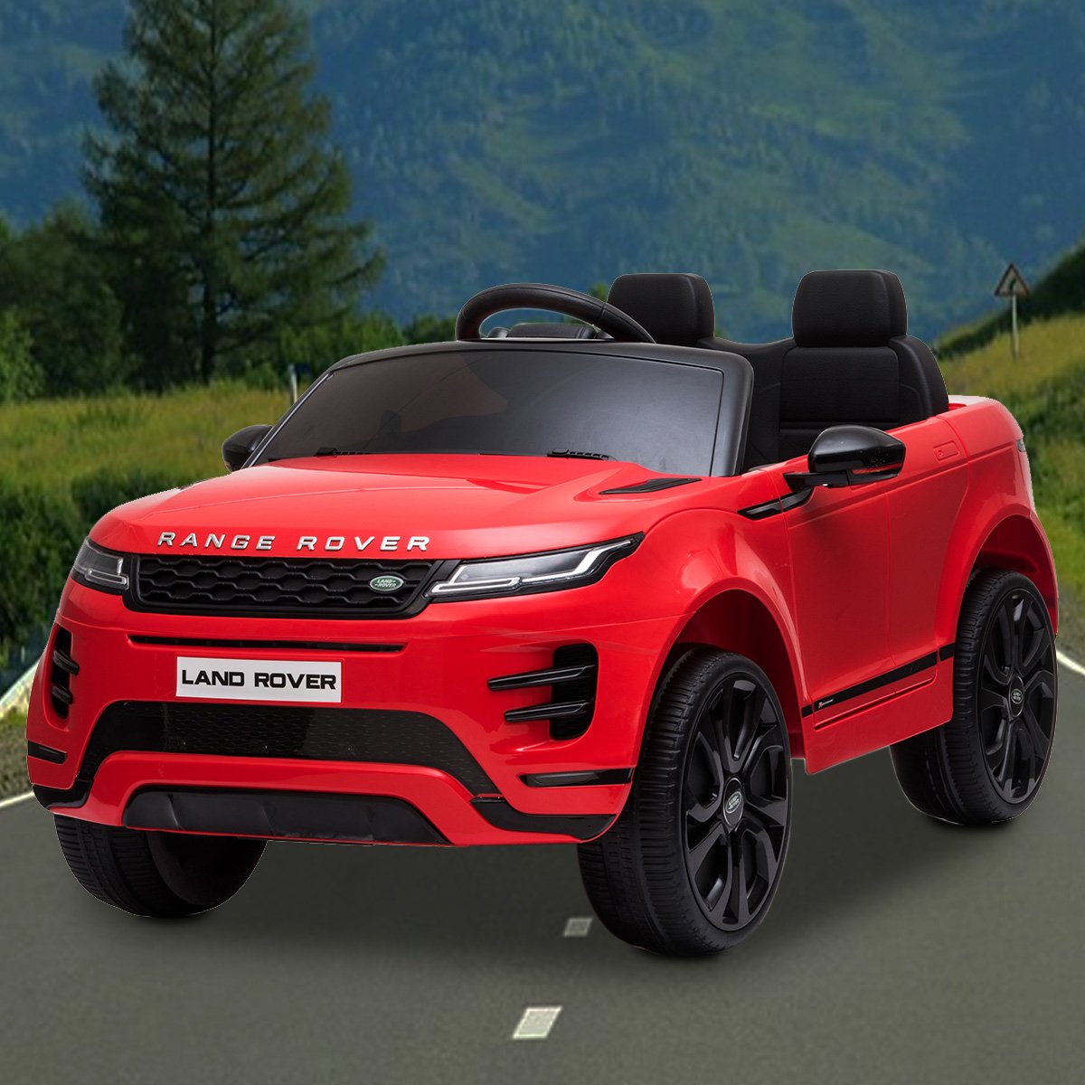 Kahuna Land Rover Licensed Kids Electric Ride On Car Remote Control - Red V240-CAR-LRV-RD