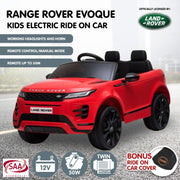 Kahuna Land Rover Licensed Kids Electric Ride On Car Remote Control - Red V240-CAR-LRV-RD