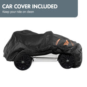 Kahuna Land Rover Licensed Kids Electric Ride On Car Remote Control - White V240-CAR-LRV-WH