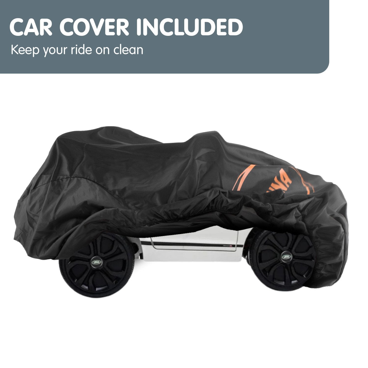 Kahuna Land Rover Licensed Kids Electric Ride On Car Remote Control - White V240-CAR-LRV-WH