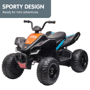 Kahuna MCL35 McLaren Toy Ride On Electric Quad Bike - Black V240-CAR-MCL-35L-BK