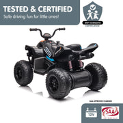 Kahuna MCL35 McLaren Toy Ride On Electric Quad Bike - Black V240-CAR-MCL-35L-BK