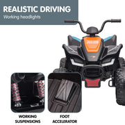 Kahuna MCL35 McLaren Toy Ride On Electric Quad Bike - Black V240-CAR-MCL-35L-BK