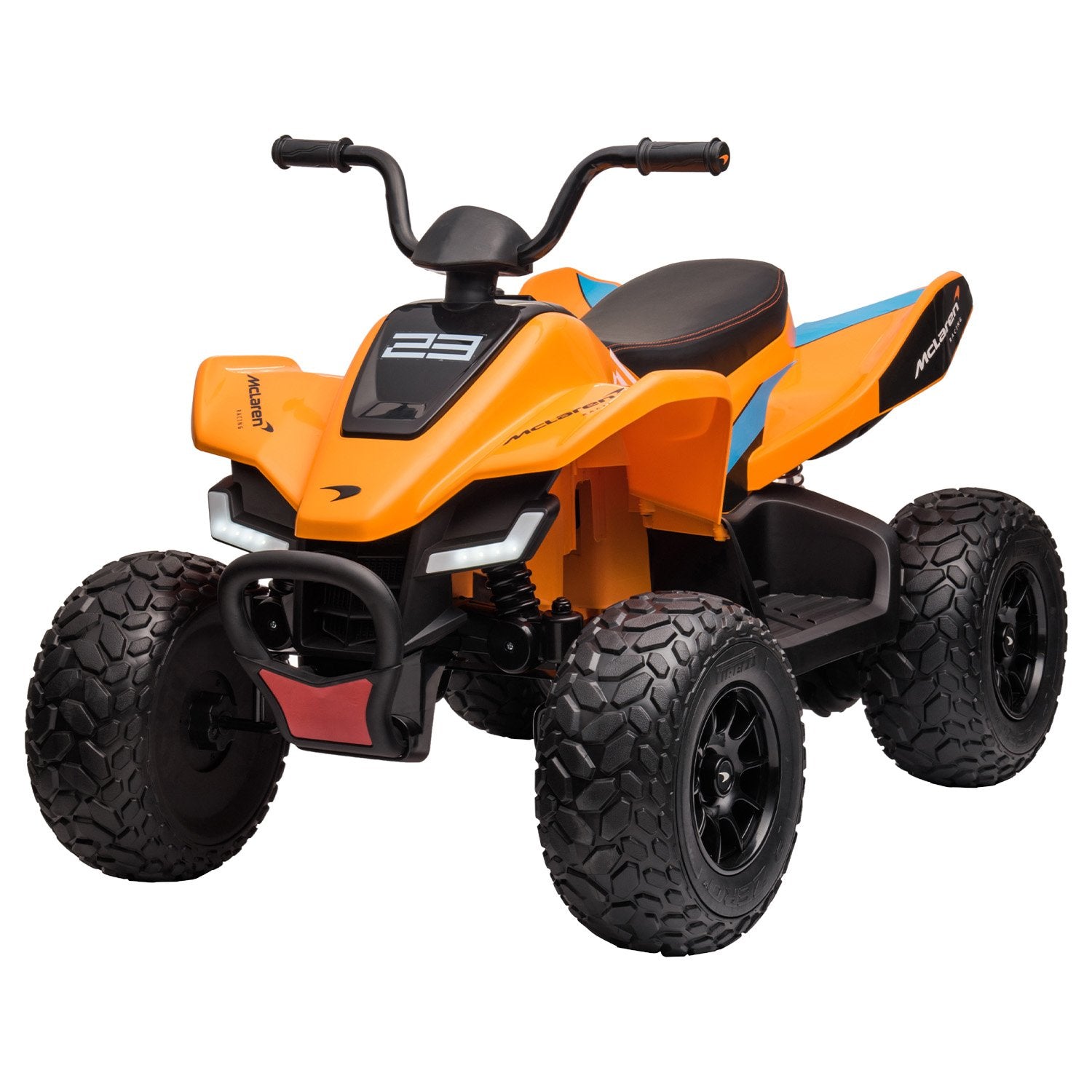 Kahuna Licensed MCL35 McLaren Kids Toy Ride On Electric Quad Bike - Orange V240-CAR-MCL-35L-OR