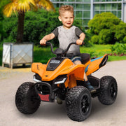Kahuna Licensed MCL35 McLaren Kids Toy Ride On Electric Quad Bike - Orange V240-CAR-MCL-35L-OR