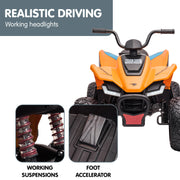 Kahuna Licensed MCL35 McLaren Kids Toy Ride On Electric Quad Bike - Orange V240-CAR-MCL-35L-OR