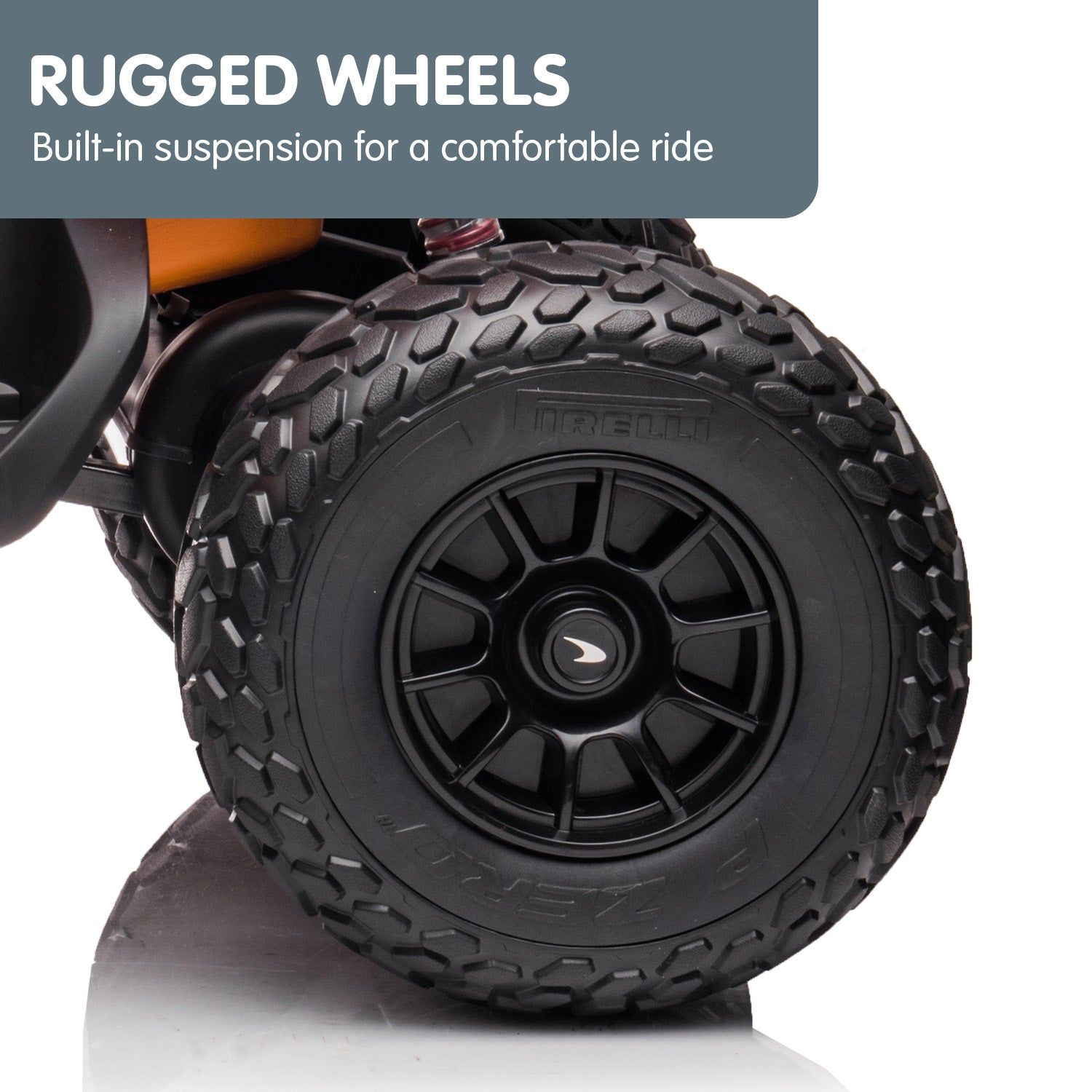 Kahuna Licensed MCL35 McLaren Kids Toy Ride On Electric Quad Bike - Orange V240-CAR-MCL-35L-OR