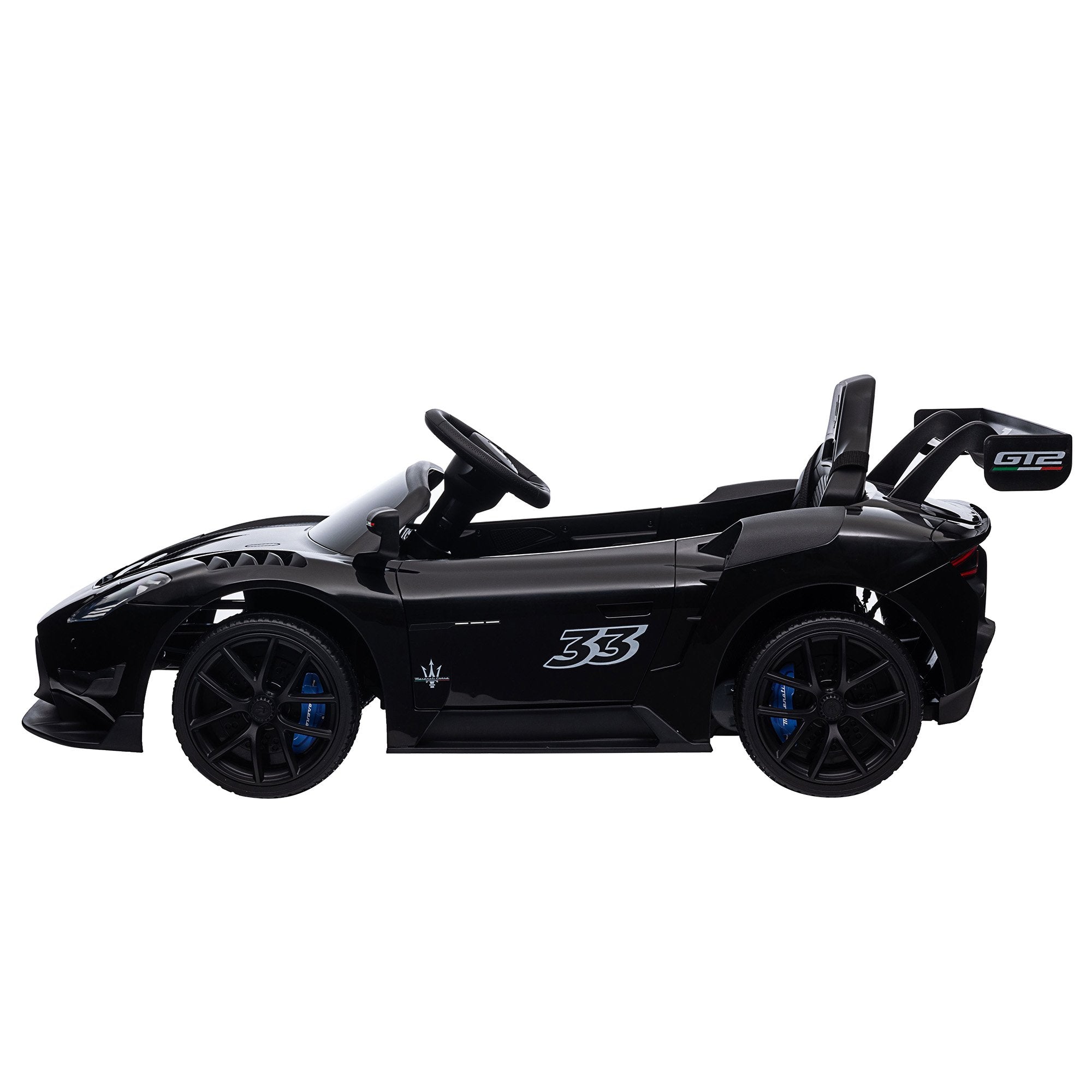 Kahuna Maserati MC20 GT2 Licensed Electric Kids Ride On Race Car Black V240-CAR-MST-GT2-BK