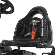 Kahuna G95 Kids Ride On Pedal-Powered Go Kart - Black V240-CAR-PB-9588A-BK