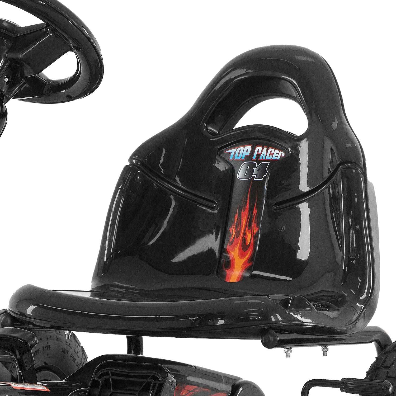 Kahuna G95 Kids Ride On Pedal-Powered Go Kart - Black V240-CAR-PB-9588A-BK