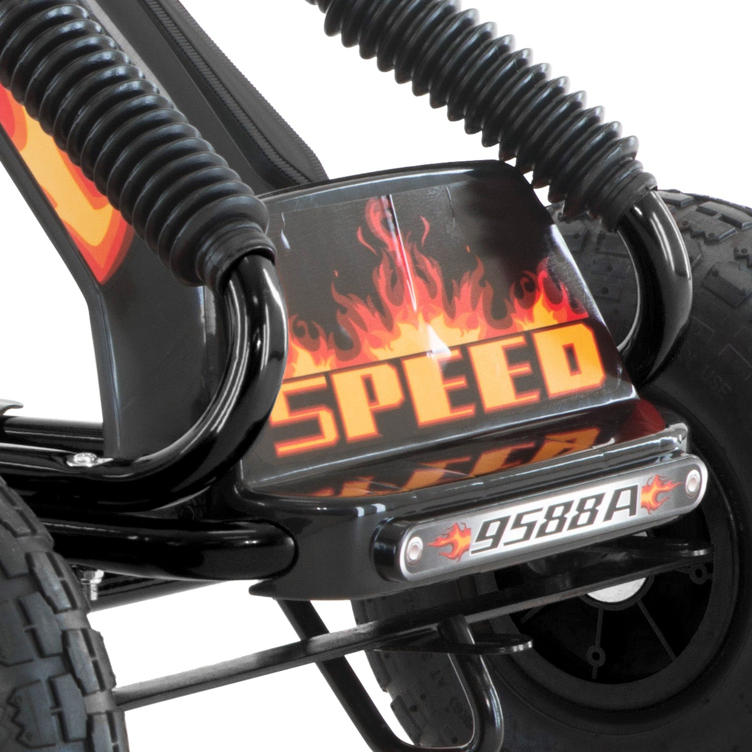 Kahuna G95 Kids Ride On Pedal-Powered Go Kart - Black V240-CAR-PB-9588A-BK