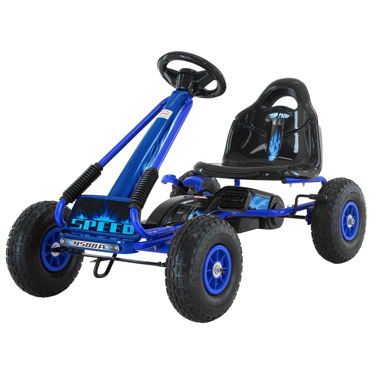 Kahuna G95 Kids Ride On Pedal Go Kart - Blue V240-CAR-PB-9588A-BU