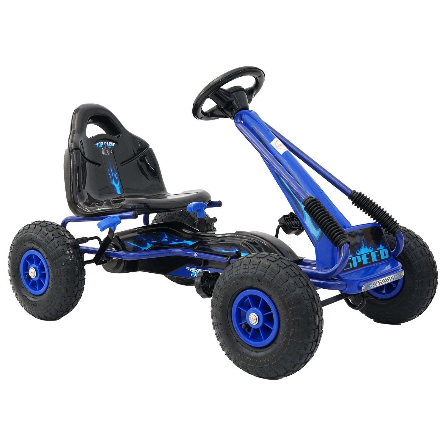 Kahuna G95 Kids Ride On Pedal Go Kart - Blue V240-CAR-PB-9588A-BU