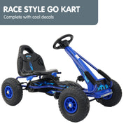 Kahuna G95 Kids Ride On Pedal Go Kart - Blue V240-CAR-PB-9588A-BU