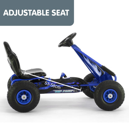 Kahuna G95 Kids Ride On Pedal Go Kart - Blue V240-CAR-PB-9588A-BU