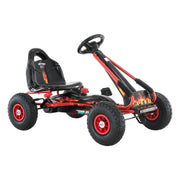 Kahuna G95 Kids Ride On Pedal-Powered Go Kart - Red V240-CAR-PB-9588A-RD