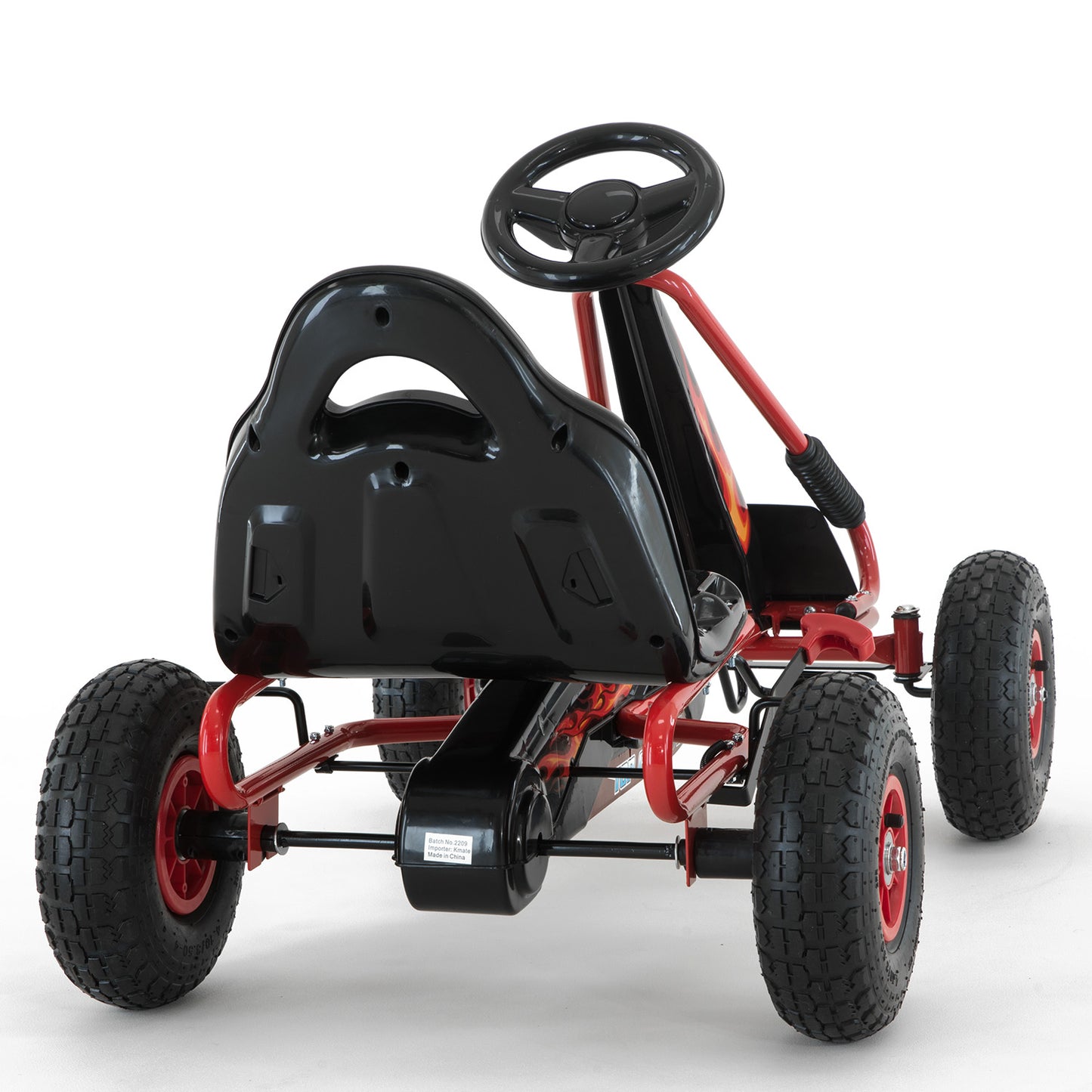 Kahuna G95 Kids Ride On Pedal-Powered Go Kart - Red V240-CAR-PB-9588A-RD