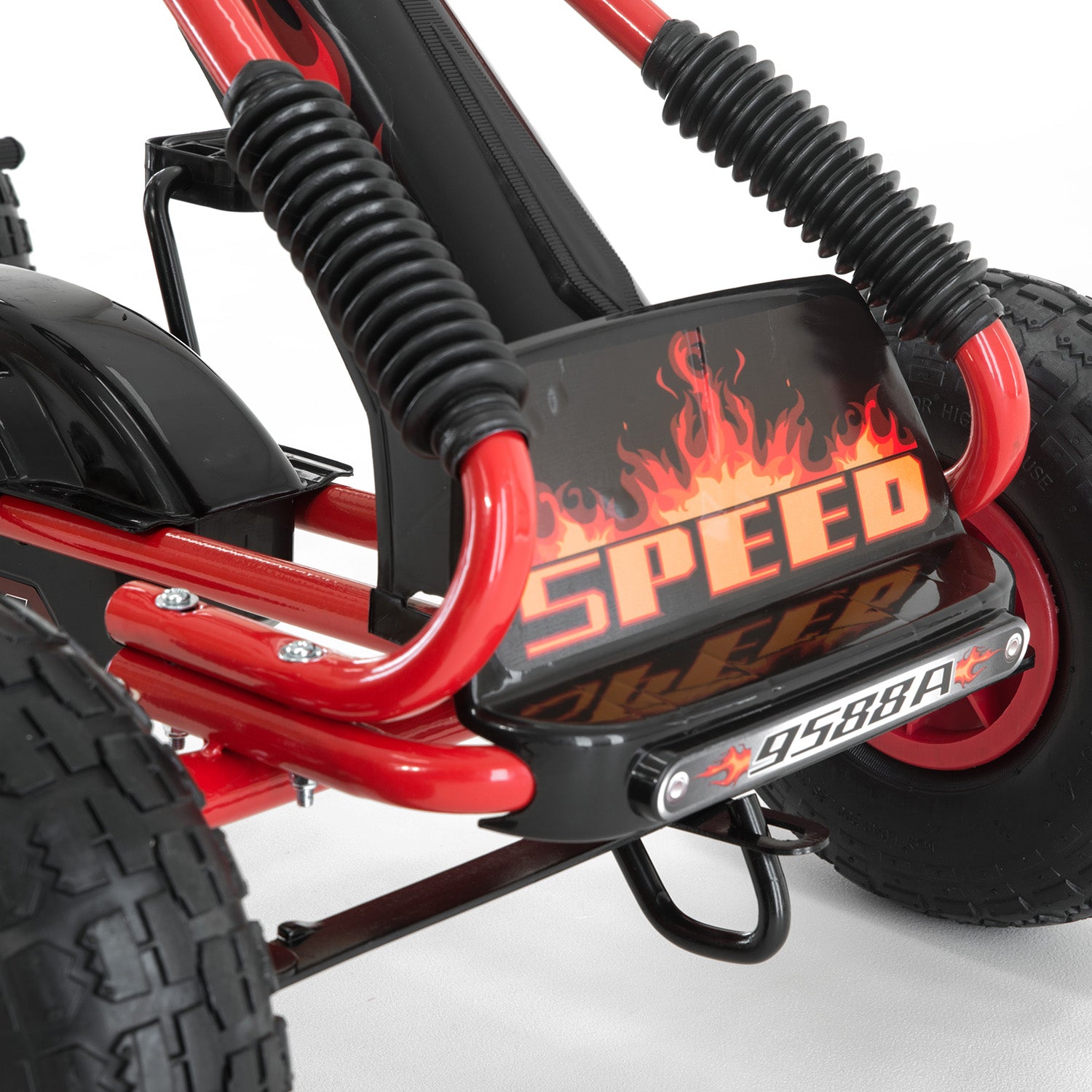 Kahuna G95 Kids Ride On Pedal-Powered Go Kart - Red V240-CAR-PB-9588A-RD