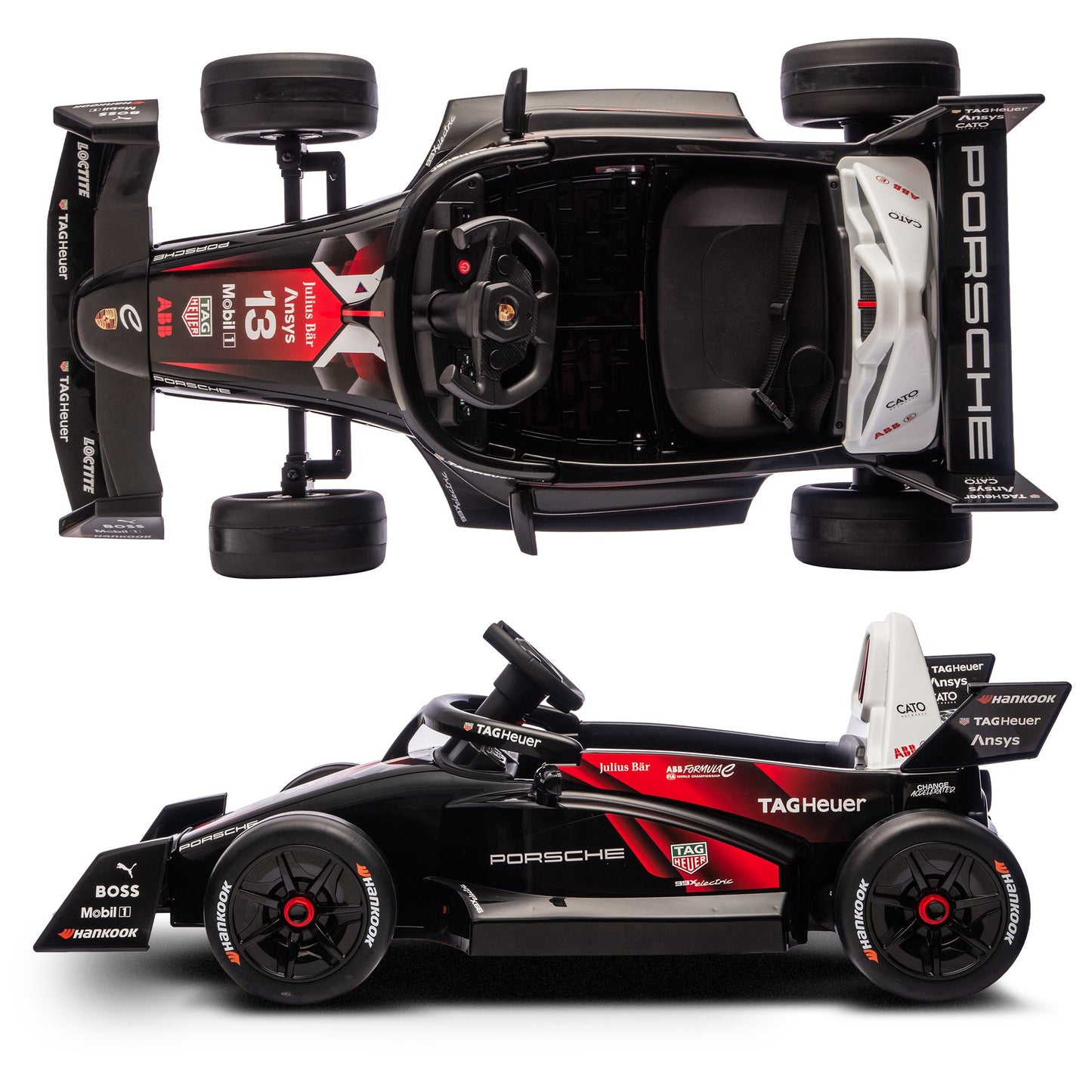 Kahuna Porsche Formula E Kids Electric Ride-on Car With Remote Control V240-CAR-PSCH-711-RD