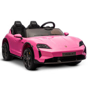 Kahuna Porsche Taycan Turbo S Kids Electric Ride On Car w/Remote Control 90W Four Wheel Suspension 2 Seater V240-CAR-PSCH-988-PK
