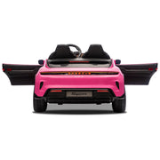 Kahuna Porsche Taycan Turbo S Kids Electric Ride On Car w/Remote Control 90W Four Wheel Suspension 2 Seater V240-CAR-PSCH-988-PK