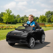 Kahuna Porsche Cayenne E Hybrid Coupe Licensed Kids Electric Ride On Car w/Remote Control 50W Dual Motors V240-CAR-PSCH-990-BK