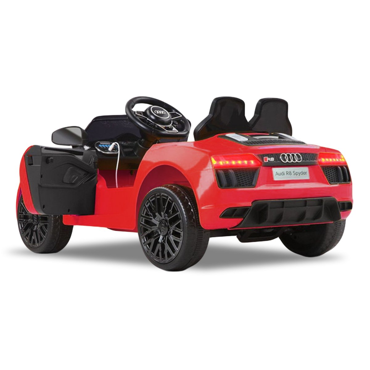Kahuna Kahuna R8 Spyder Audi Licensed Kids Electric Ride On Car Remote Control - Red V240-CAR-SPD-RD