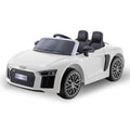 Kahuna Kahuna R8 Spyder Audi Licensed Kids Electric Ride On Car Remote Control - White V240-CAR-SPD-WH