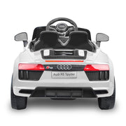 Kahuna Kahuna R8 Spyder Audi Licensed Kids Electric Ride On Car Remote Control - White V240-CAR-SPD-WH
