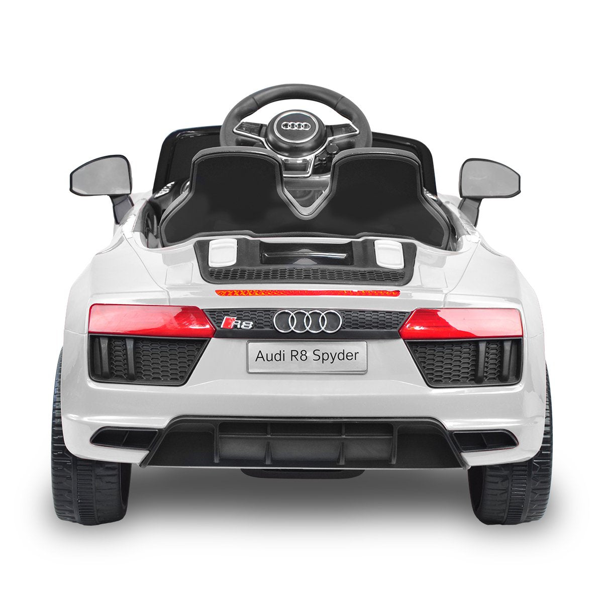 Kahuna Kahuna R8 Spyder Audi Licensed Kids Electric Ride On Car Remote Control - White V240-CAR-SPD-WH