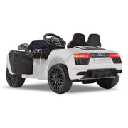 Kahuna Kahuna R8 Spyder Audi Licensed Kids Electric Ride On Car Remote Control - White V240-CAR-SPD-WH