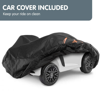 Kahuna Kahuna R8 Spyder Audi Licensed Kids Electric Ride On Car Remote Control - White V240-CAR-SPD-WH