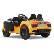 Kahuna R8 Spyder Audi Licensed Kids Electric Ride On Car Remote Control - Yellow V240-CAR-SPD-YE