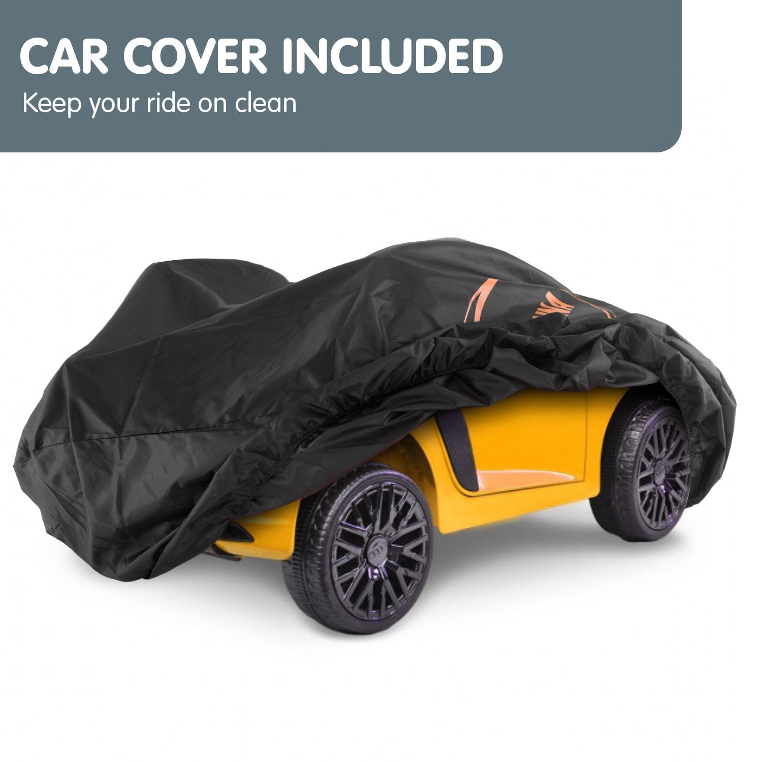 Kahuna R8 Spyder Audi Licensed Kids Electric Ride On Car Remote Control - Yellow V240-CAR-SPD-YE