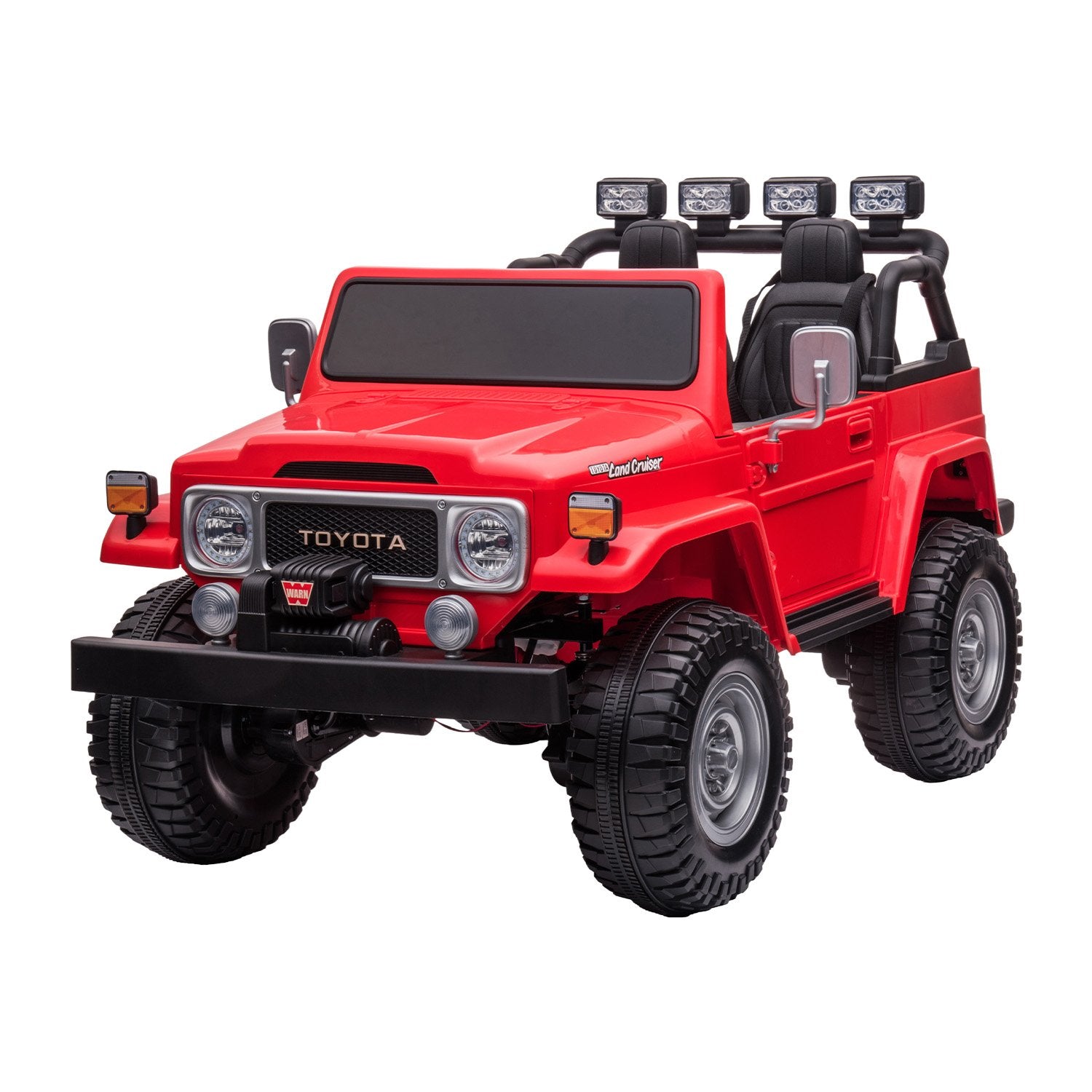 Kahuna Licensed Toyota FJ-40 Electric Kids Ride On Car by Kahuna - Red V240-CAR-TYT-FJ40-RD