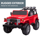 Kahuna Licensed Toyota FJ-40 Electric Kids Ride On Car by Kahuna - Red V240-CAR-TYT-FJ40-RD