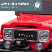 Kahuna Licensed Toyota FJ-40 Electric Kids Ride On Car by Kahuna - Red V240-CAR-TYT-FJ40-RD