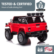 Kahuna Licensed Toyota FJ-40 Electric Kids Ride On Car by Kahuna - Red V240-CAR-TYT-FJ40-RD
