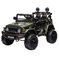 Kahuna Authorised Toyota FJ Cruiser Kids Electric Ride On Car - Green V240-CAR-TYT-FJC-GN